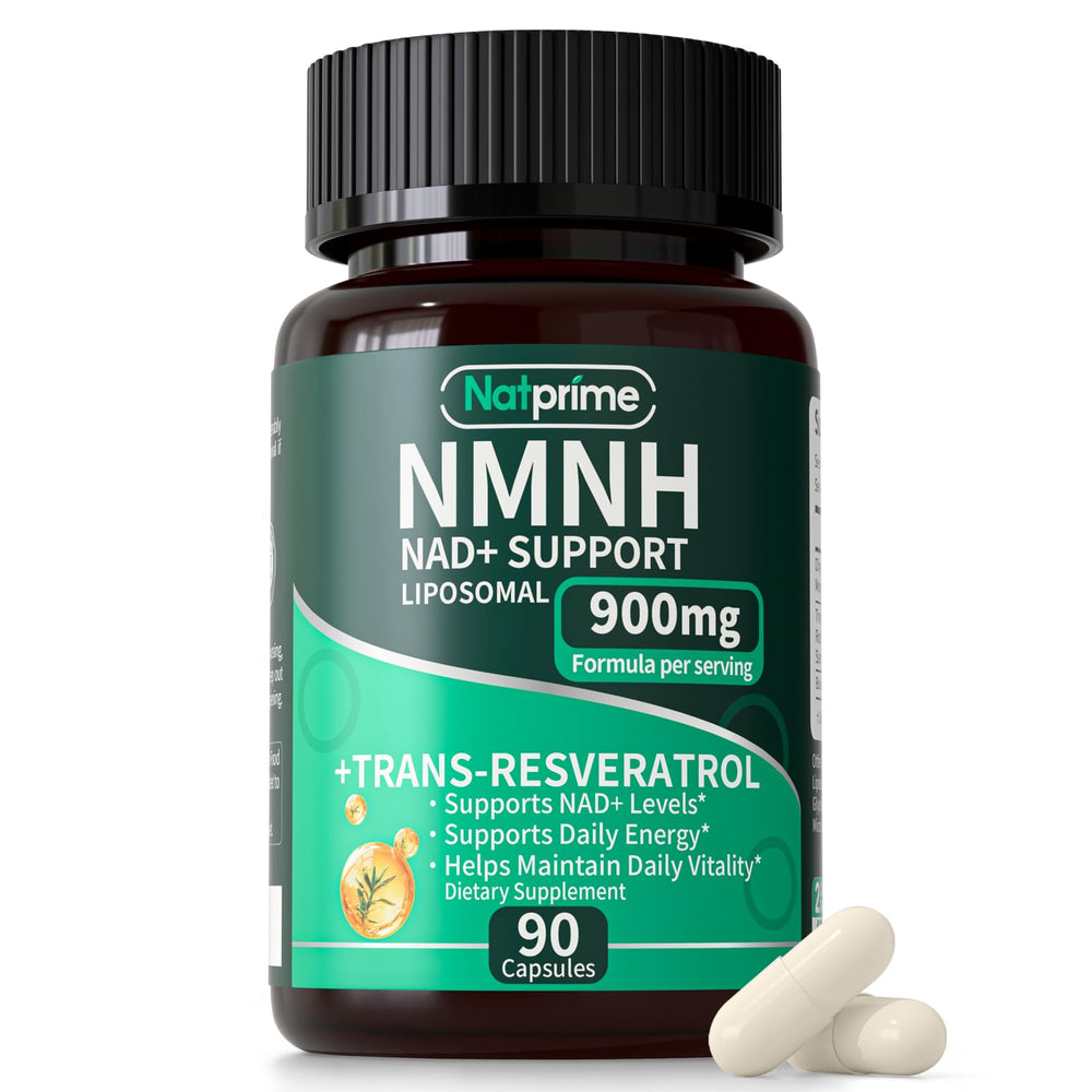 Natprime NMNH: botella de suplemento liposomal para energía diaria