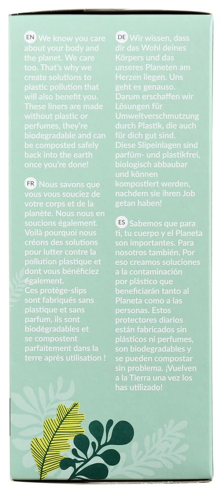 Natracare protector junto a mano para mostrar tamaño y cobertura práctica