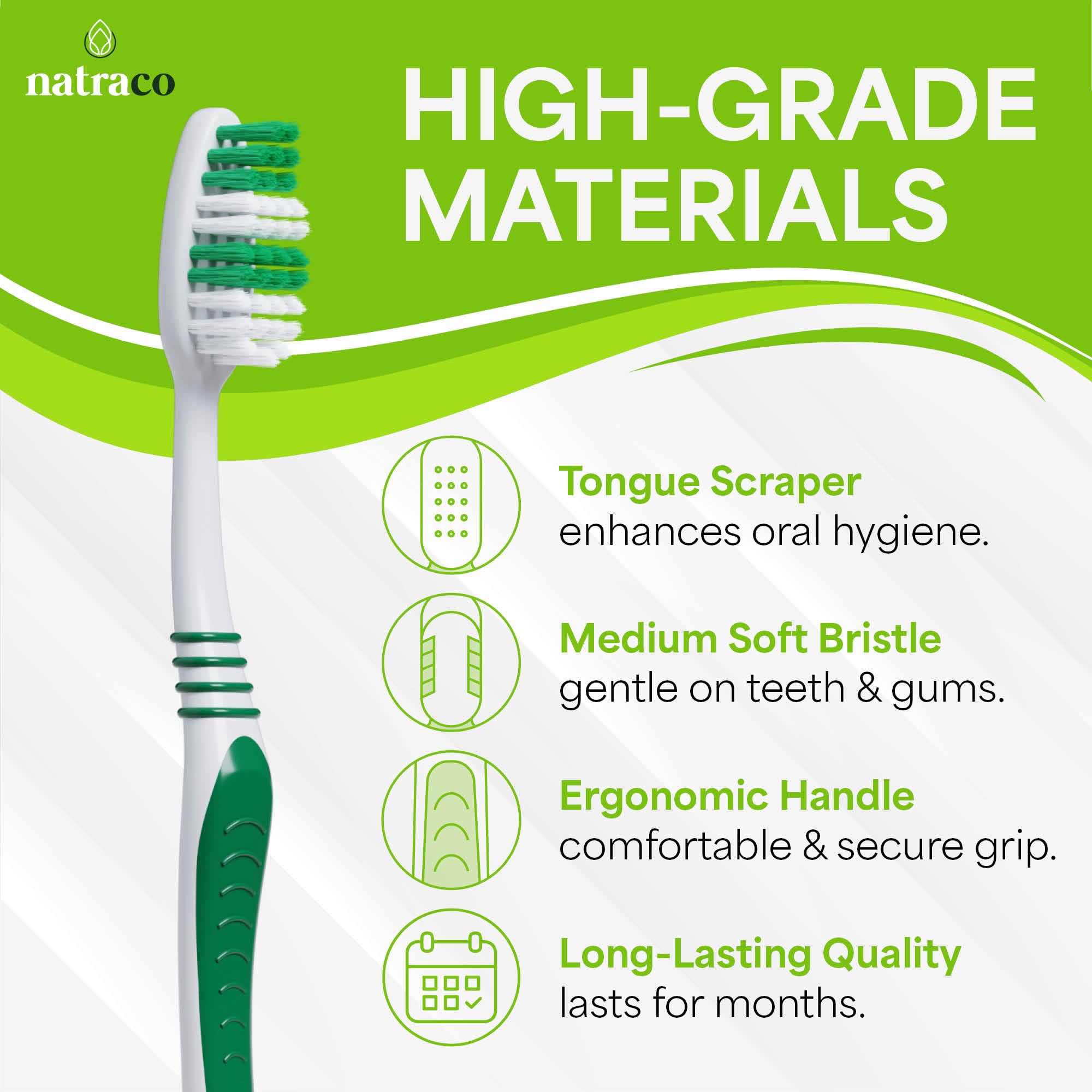 natraco cepillo con funda colocada, protege las cerdas