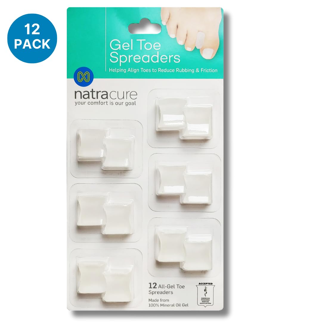 NatraCure separador dentro de zapatillas para uso diario cómodo