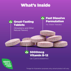 Natrol tableta sobre la mano mostrando tamaño y facilidad de uso