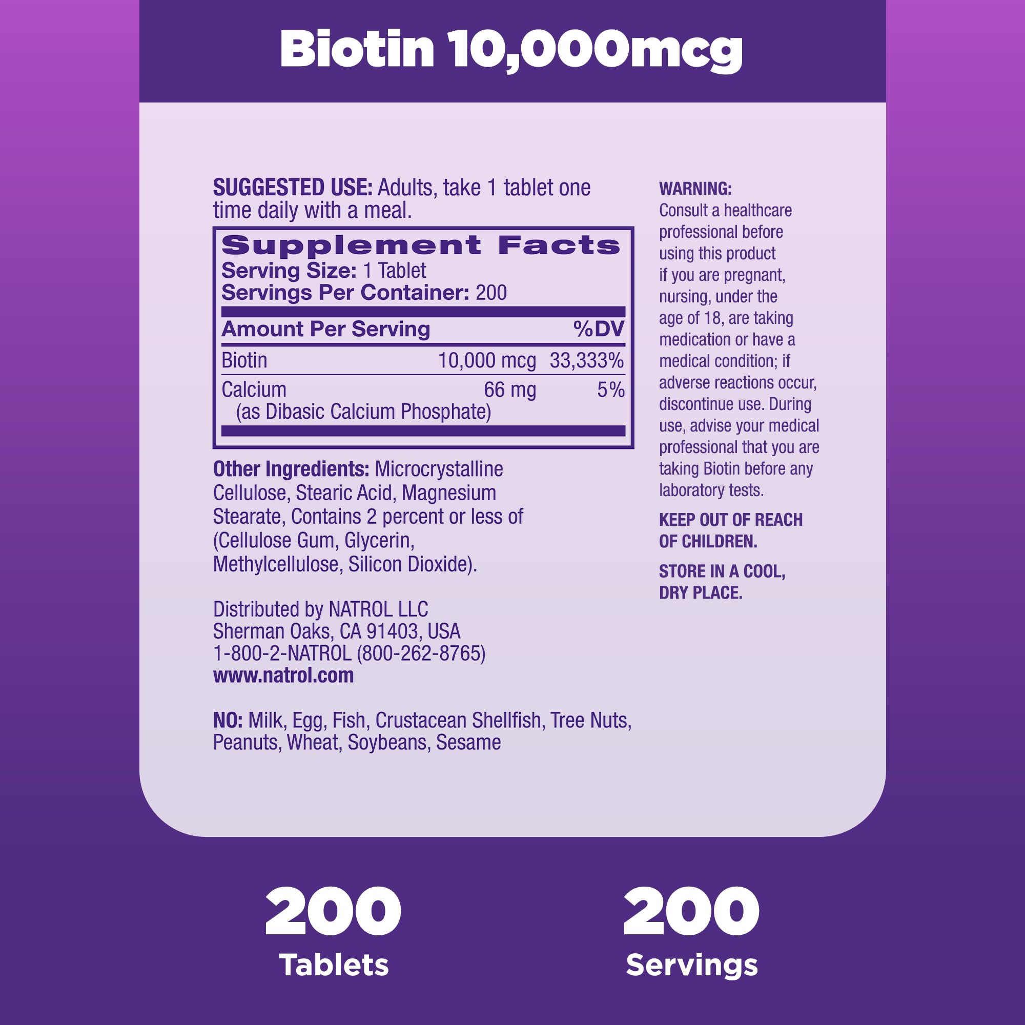 Natrol envase abierto con tabletas visible y presentación práctica