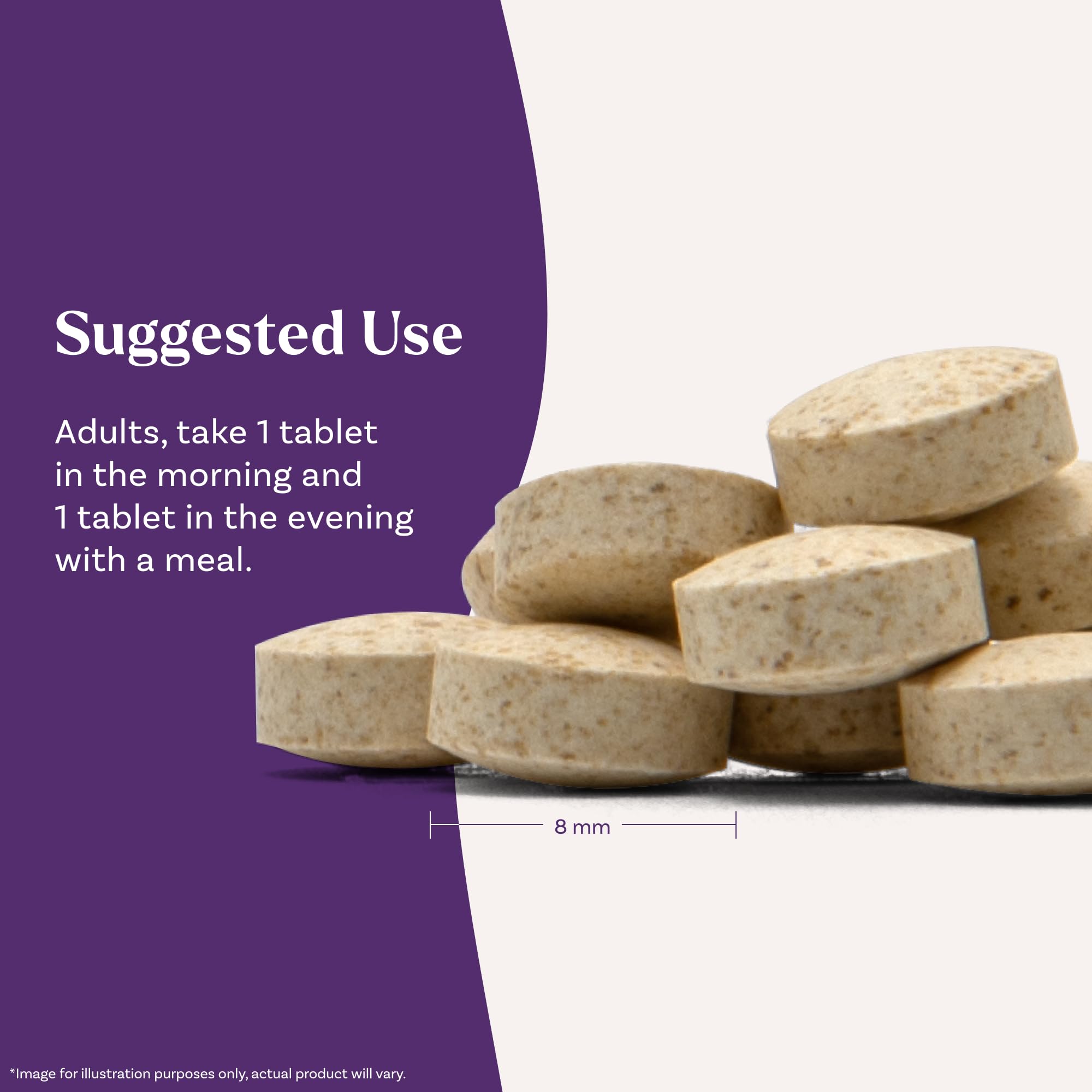 Natrol tabletas junto a desayuno para ilustrar integración matutina eficaz