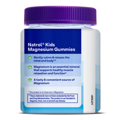 Natrol empaque lateral mostrando instrucciones y recomendación de uso