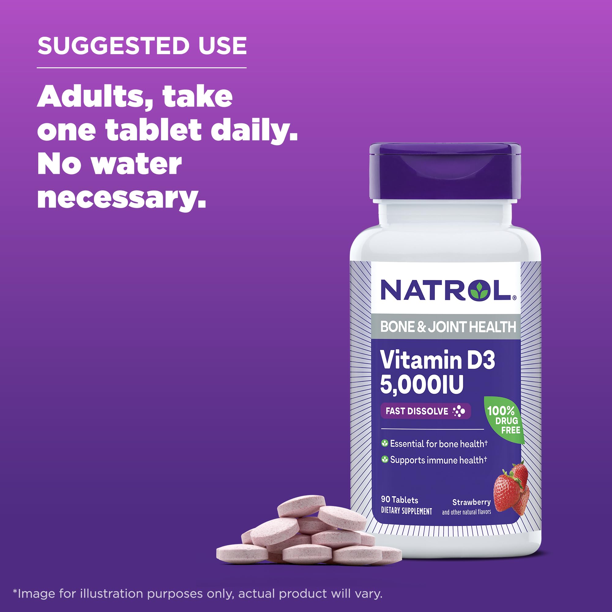 Natrol etiqueta con información nutricional para ver ingredientes clave
