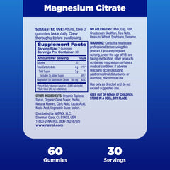 Natrol etiqueta con información nutricional para ver ingredientes y alérgenos