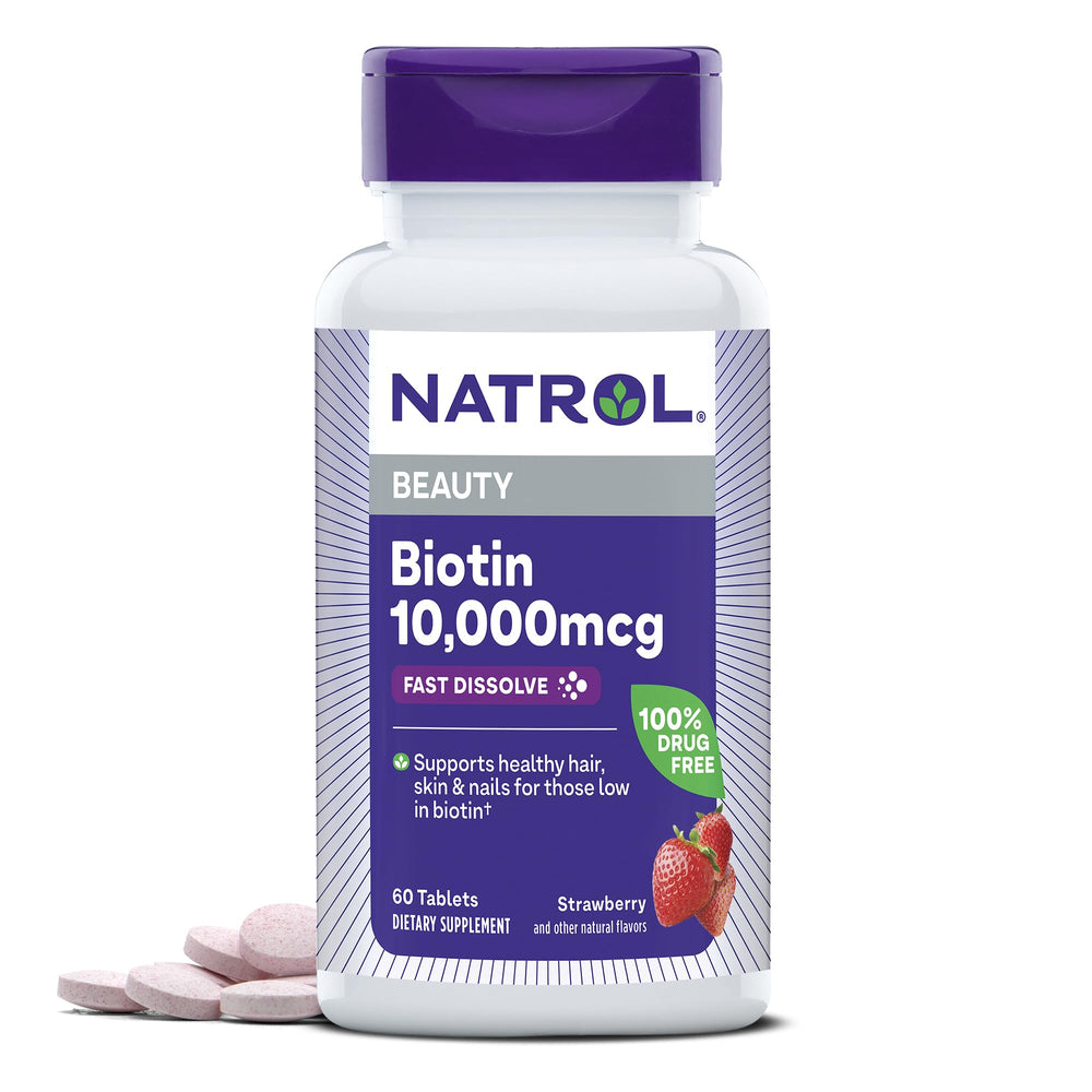 Natrol frente del envase mostrando 60 tabletas y beneficio de suministro prolongado