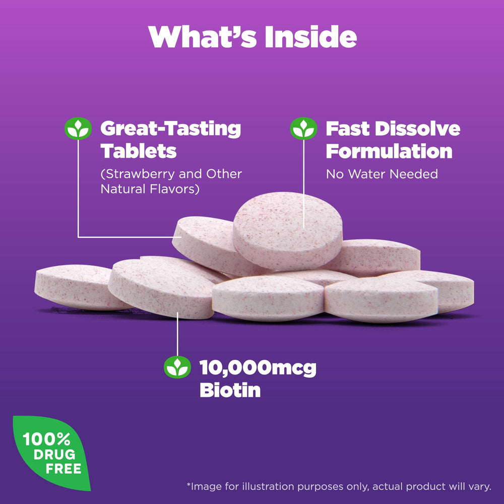 Natrol textura de la tableta en primer plano para ver su forma y facilidad de disolución