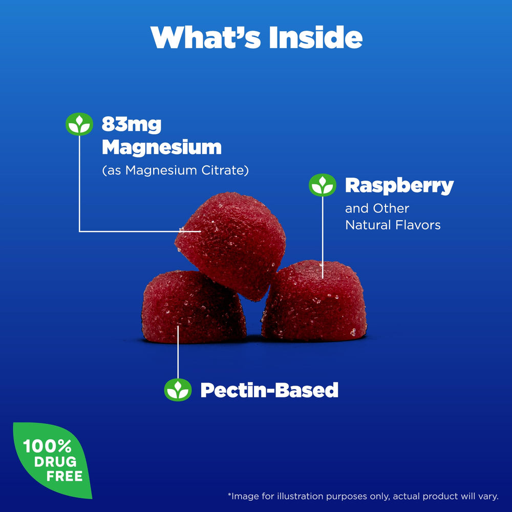 Natrol detalle de textura de gominola mostrando aspecto masticable y apetecible