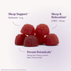 Natrol Ultra Sleep bote abierto con gomitas destacando conveniencia
