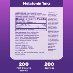 Natrol en mesita de noche mostrando uso fácil antes de acostarse