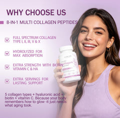 Natura Derm etiqueta nutricional legible con lista de tipos de colágeno