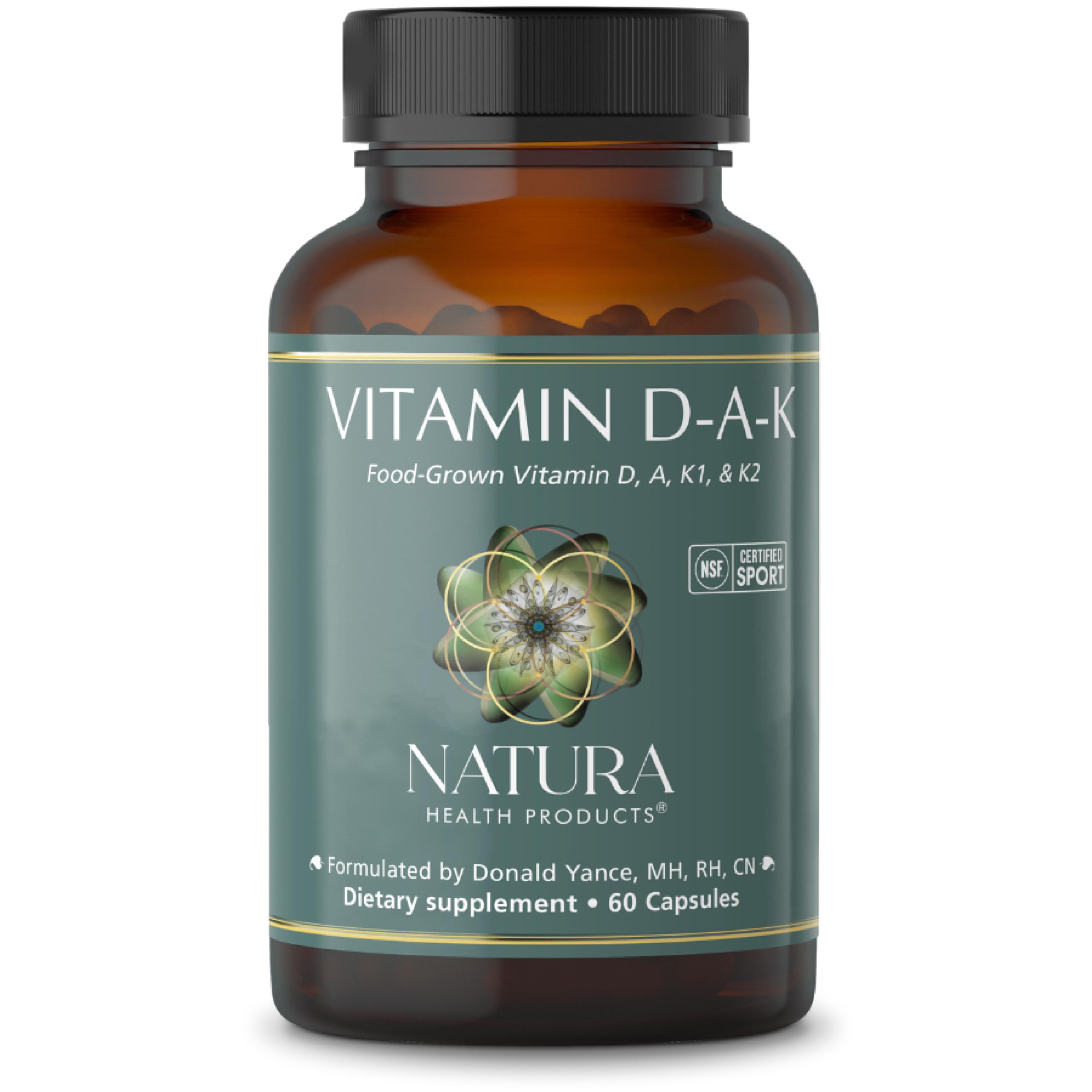 Natura Health Products frente del empaque mostrando el producto y beneficios visibles