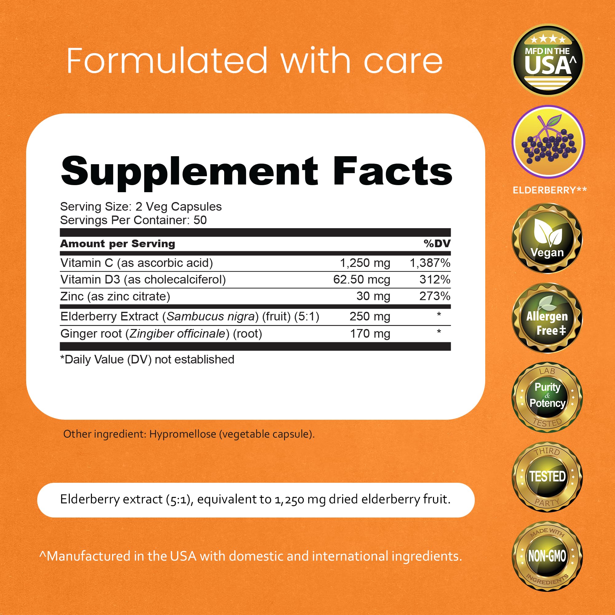 NaturaLife Labs etiqueta con lista de ingredientes y pureza verificada