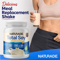 Naturade Total Soy textura del polvo lista para mezclar con disolución fácil