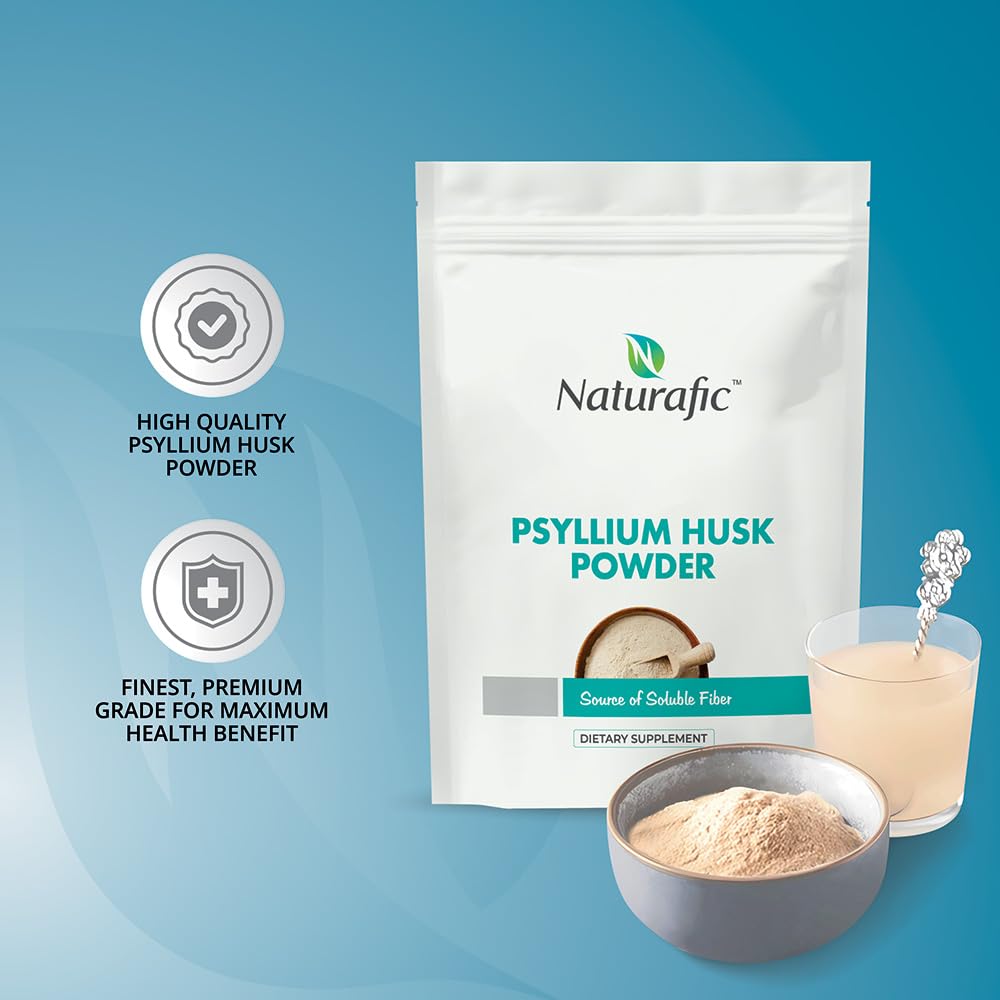 Naturafic psyllium en batido vegano para mayor fibra