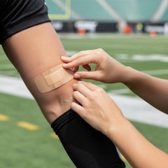 Naturahand primer plano de almohadilla no adherente que protege sin dolor