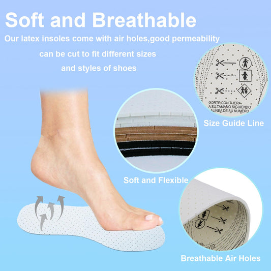 Naturahand detalle corte doble capa látex mostrando textura y amortiguación