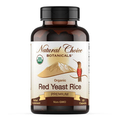 Natural Choice Botanicals envase frontal limpio que muestra 120 cápsulas y beneficios