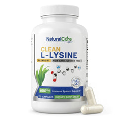 Natural Cure Labs vista frontal del envase, información clara y beneficio de pureza