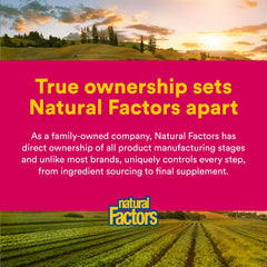 Natural Factors frasco CranRich en cocina como apoyo diario saludable