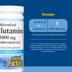 Natural Factors cuchara medidora con 5.000 mg para dosificación precisa