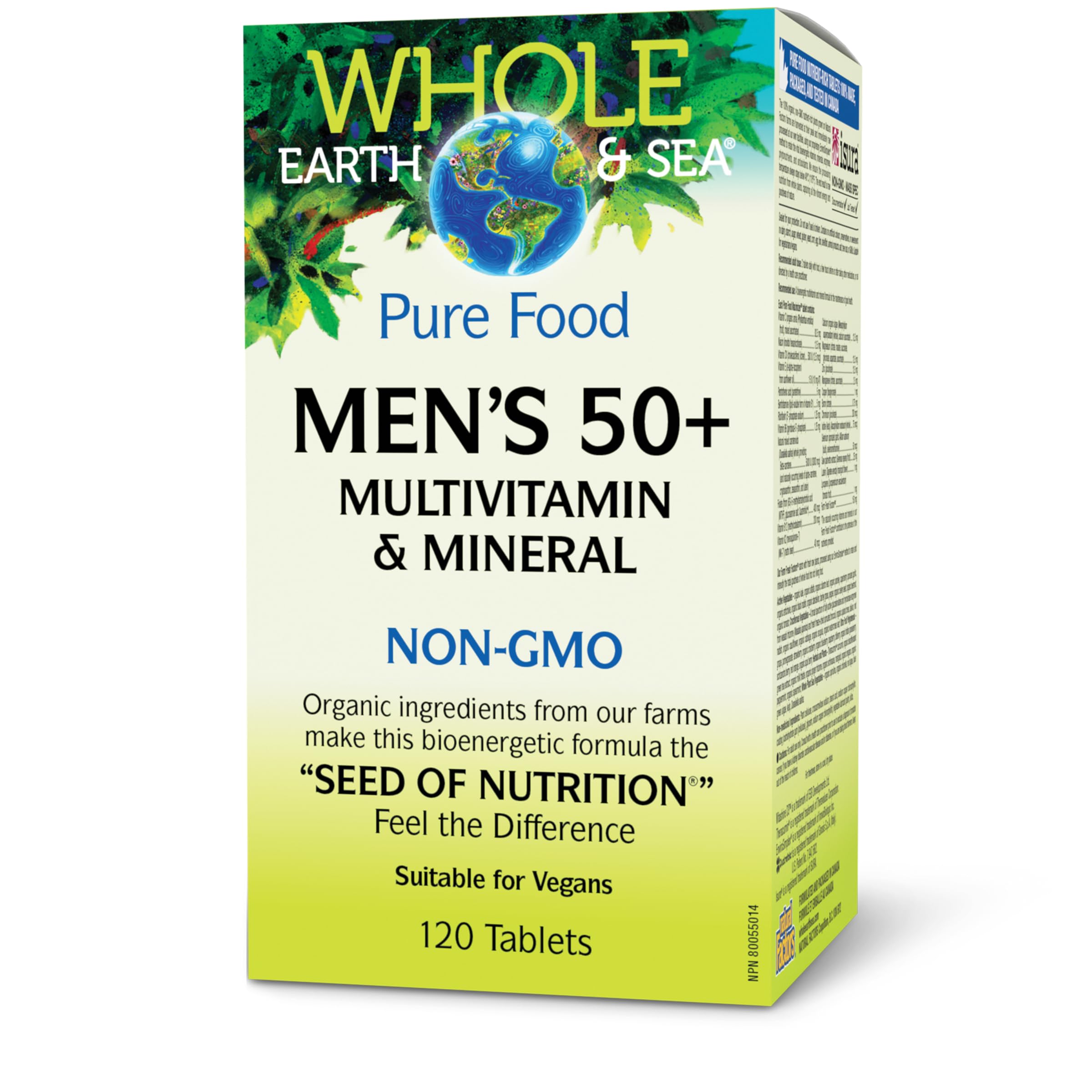 Natural Factors envase frontal mostrando el producto y beneficios visibles