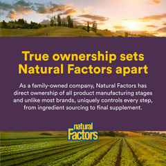 Natural Factors en mesa de desayuno para transmitir uso en rutina saludable