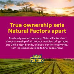 Natural Factors frasco en cocina estilo vida, integración en rutina saludable
