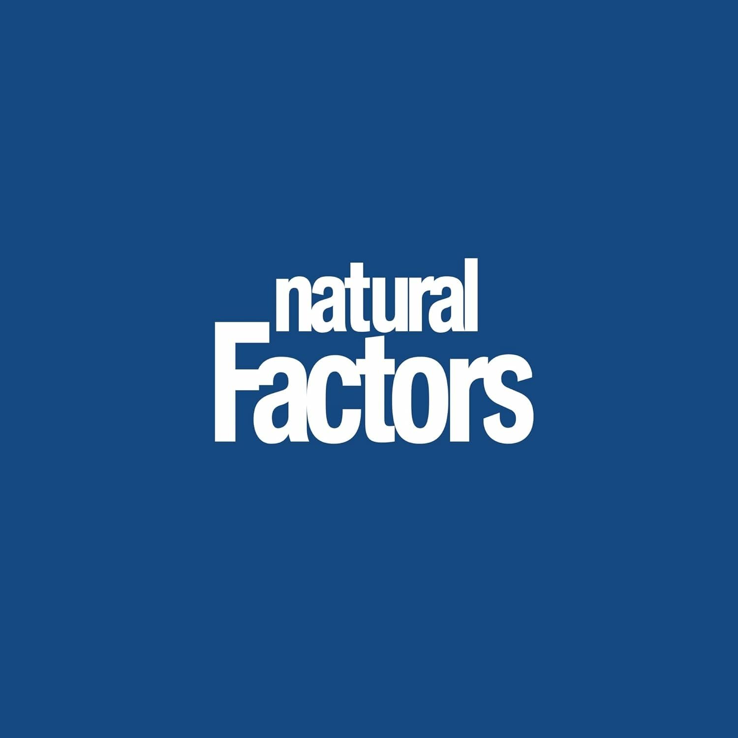 Natural Factors sello de certificaciones y prueba de pureza