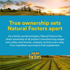 Natural Factors etiqueta nutricional mostrando EPA y DHA