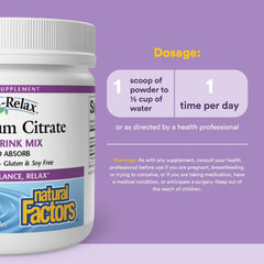 Natural Factors cucharada medidora con porción para control de dosis