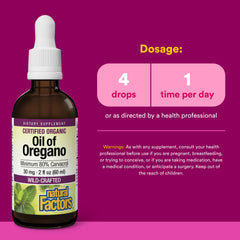Natural Factors gotas diluyéndose en agua para toma diaria fácil