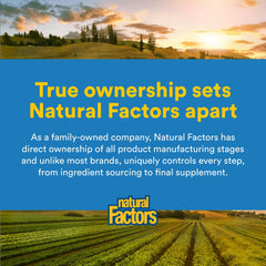 Natural Factors campo orgánico que ilustra abastecimiento sostenible