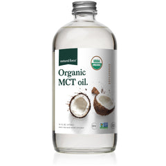 Natural Force botella frontal mostrando etiqueta orgánica y beneficio de pureza