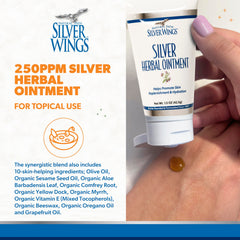 Natural Path Silver Wings aplicación sobre mano demostrando uso práctico y sensación nutritiva