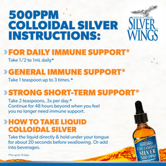 Natural Path Silver Wings comparación de tamaño del frasco 2 fl oz que facilita transporte