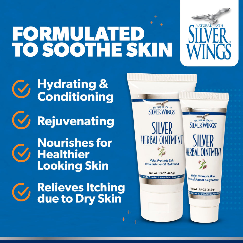 Natural Path Silver Wings etiqueta con ingredientes destacando la formulación orgánica y transparente