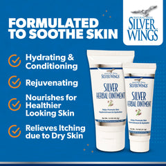 Natural Path Silver Wings etiqueta con ingredientes destacando la formulación orgánica y transparente