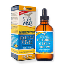 Natural Path Silver Wings frasco 120 ml mostrando envase ámbar y protección UV