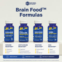 NATURAL STACKS etiqueta con información nutricional visible, garantiza trazabilidad