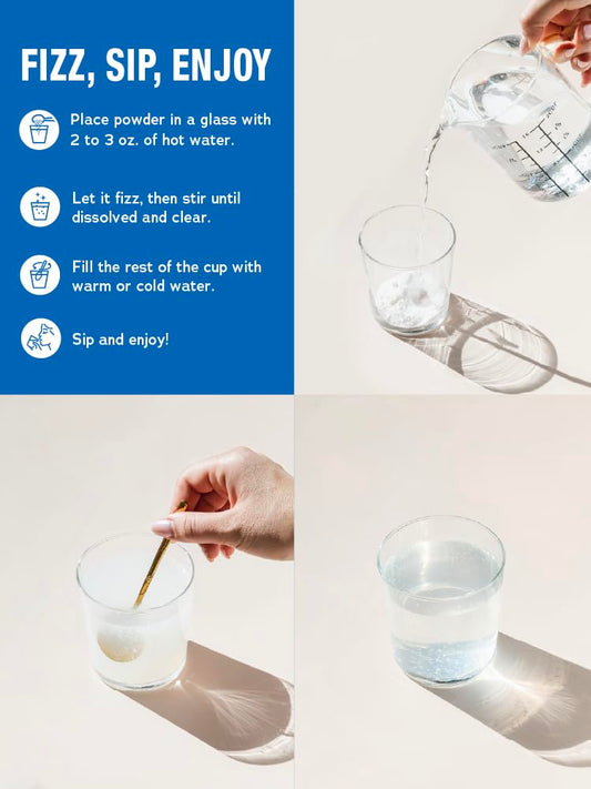 Natural Vitality CALM efervescencia en vaso, mezcla activa para rápida absorción