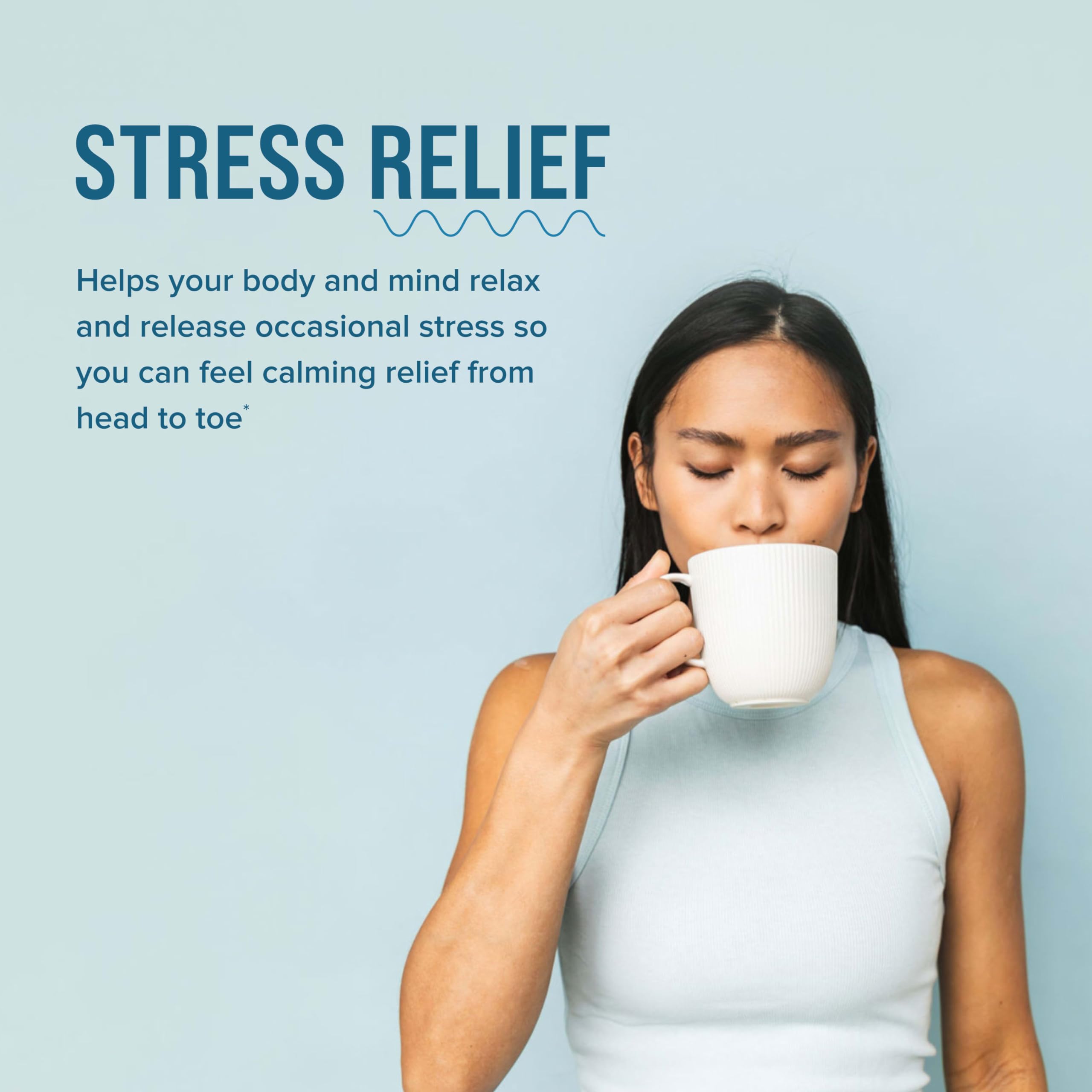 Natural Vitality efervescencia en vaso mostrando una bebida relajante inmediata
