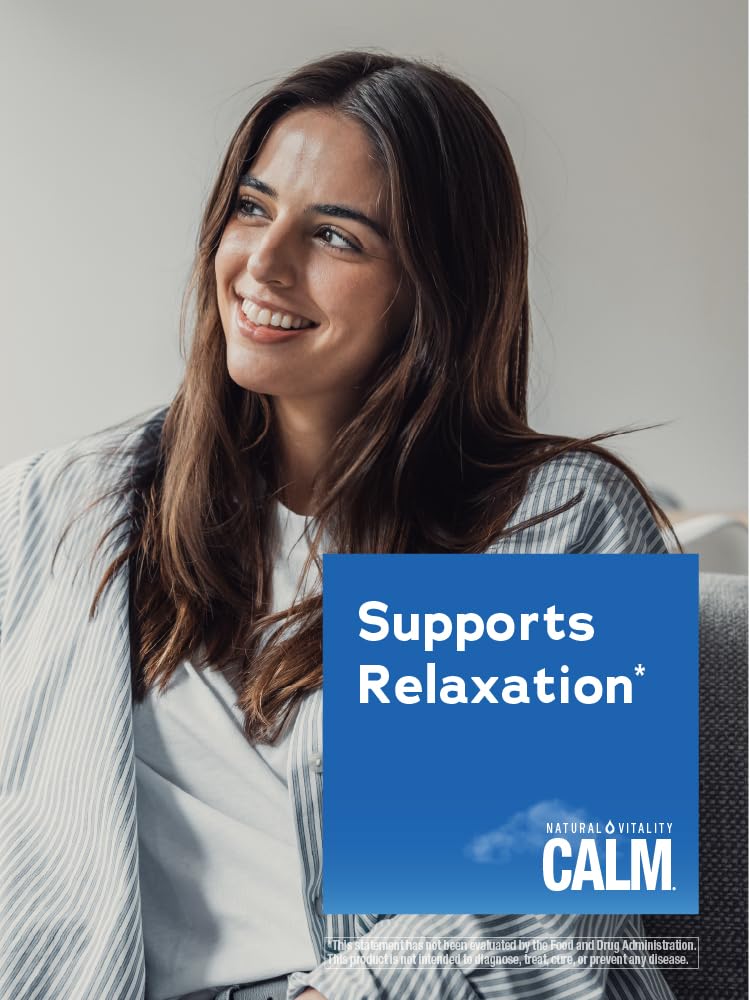 Natural Vitality CALM bebida servida en taza, opción vegana sin azúcares