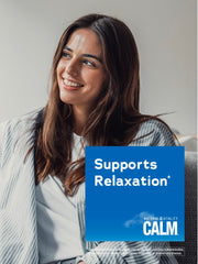 Natural Vitality CALM bebida servida en taza, opción vegana sin azúcares