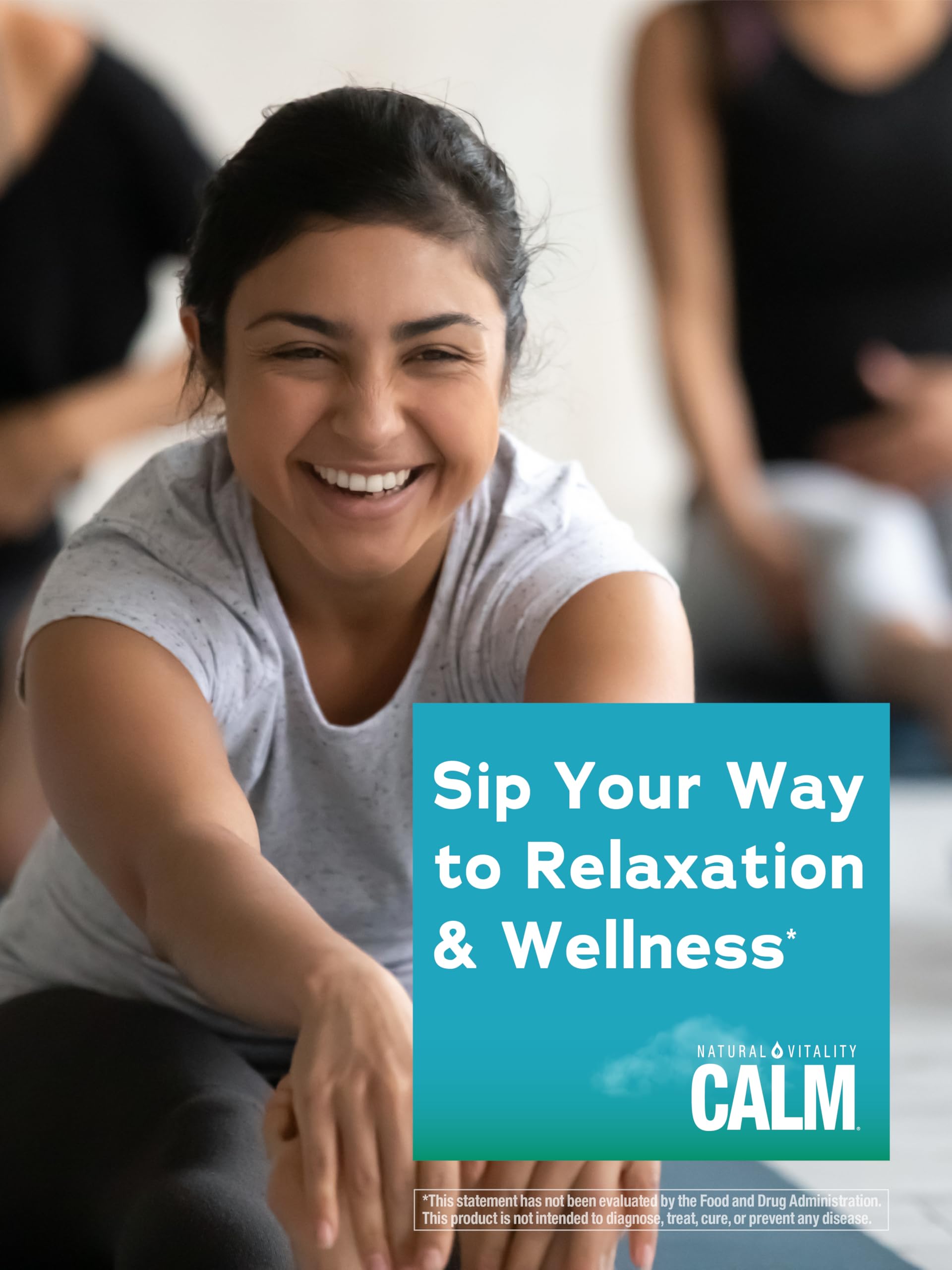 Natural Vitality bebida en vaso servido en mesa para rutina relajante
