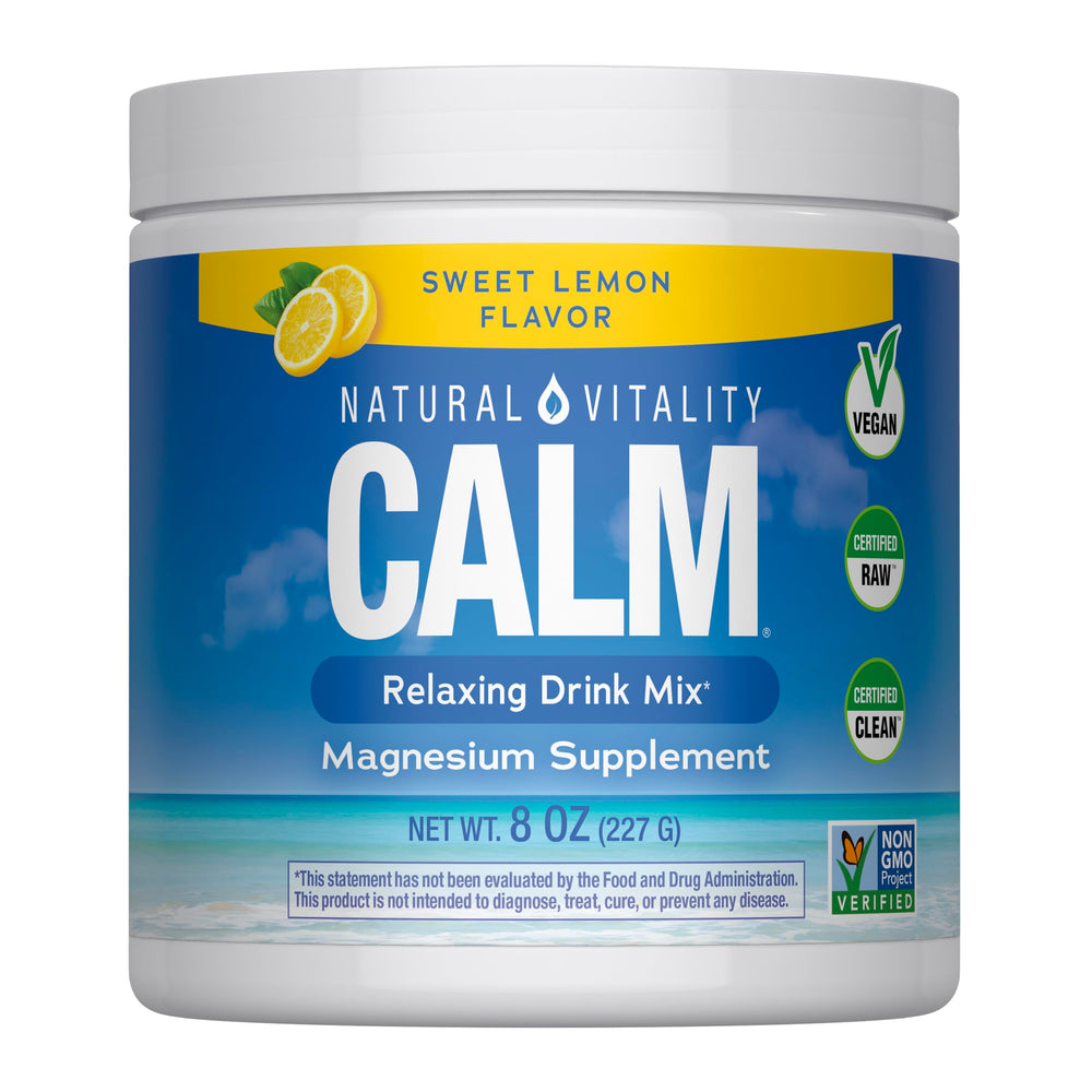 Natural Vitality frente del empaque que muestra la información clara y beneficio de sabor limón