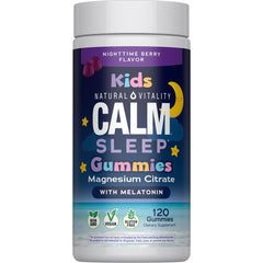 Natural Vitality frente del envase mostrando 120 gominolas y beneficios claros