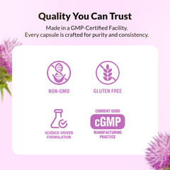 Natural Wellness cápsula abierta UltraThistle mostrando interior y absorción