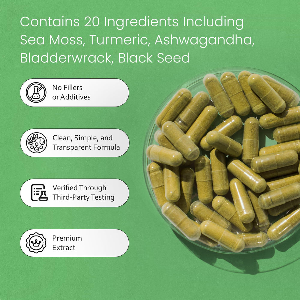 NaturaLife Labs cápsulas vegetales en mano para mostrar tamaño y facilidad de ingestión